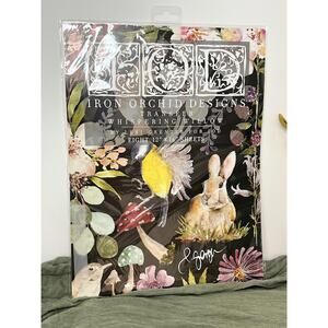 Whispering Willow - IOD Transfer Pad - Eight 12"x16" Sheets - Brand New